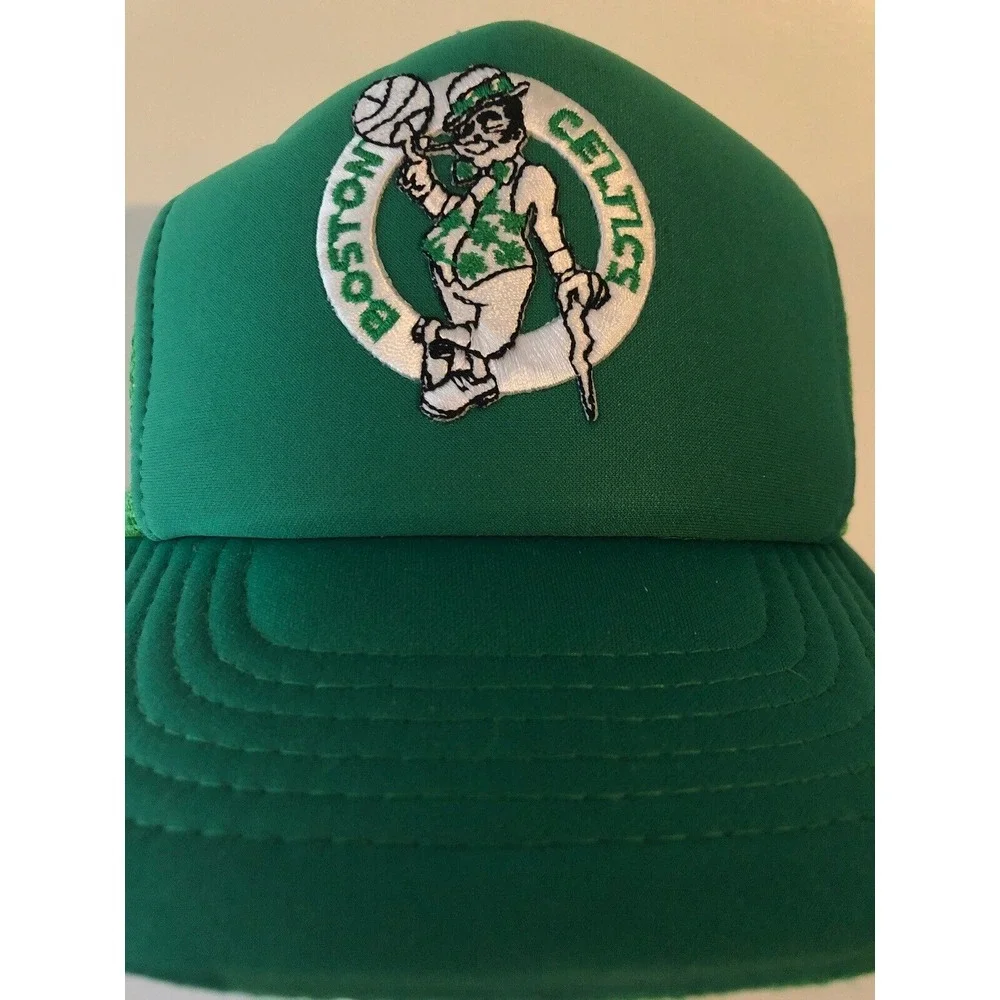 Vintage Children's Sized Boston Celtics Snapback Hat Foam Mesh‎ Boy's Girl's